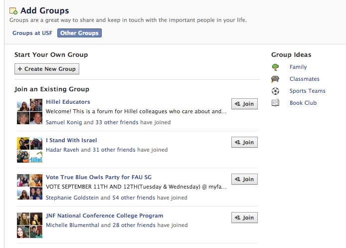 Create a facebook group 3