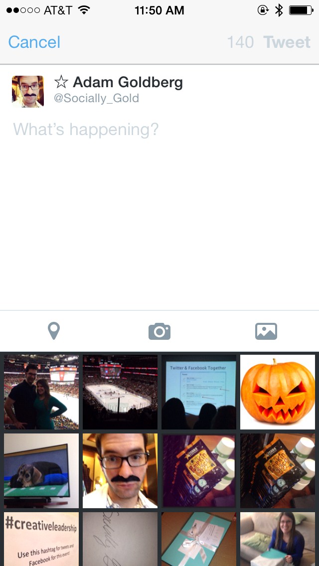 Twitter update