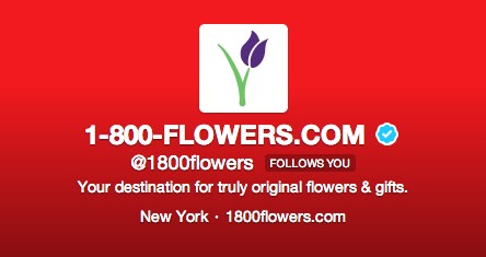 1-800-Flowers and Their Twitter Customer Service - SociallyGold