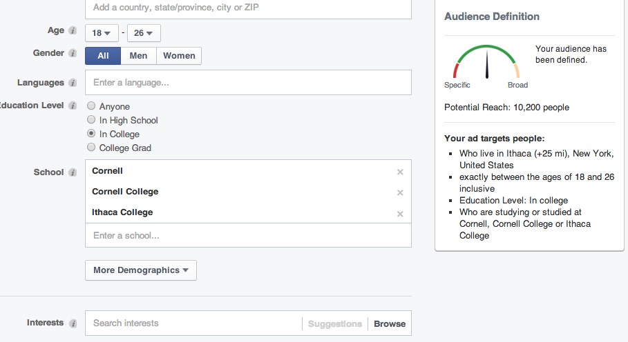 How to create a facebook ad