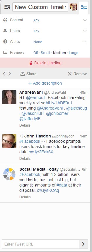create custom timelines with tweetdeck 8