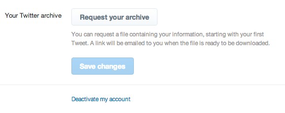 how to delete your twitter account